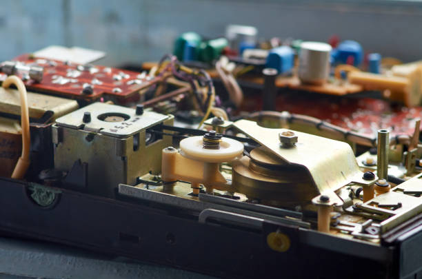 istock Photo of disassembled Soviet tape recorder 1472241428
