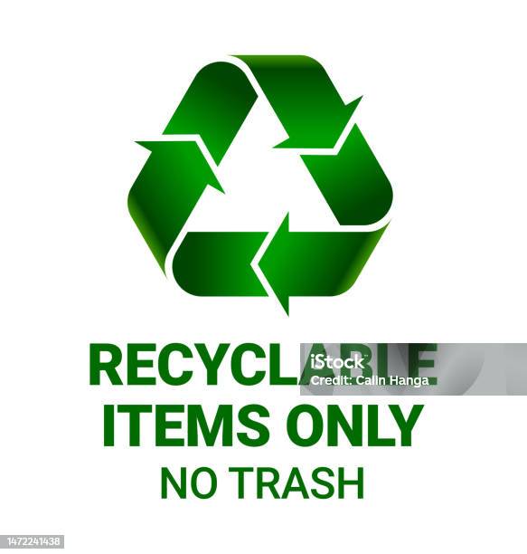 Sign Recycle Point Recycling Point Sign Poster Vector Concept Stock Illustration ...