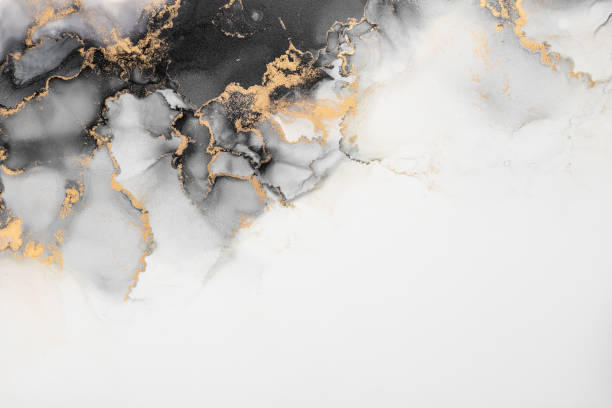 istock Marble ink abstract art from exquisite original painting for abstract background 1472245380