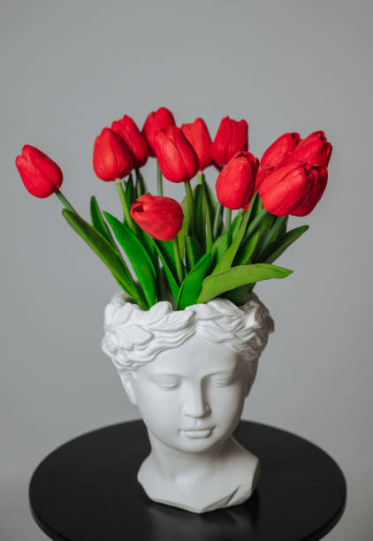 istock a bouquet of red tulips on a white background 1472254844
