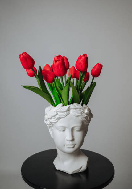 istock a bouquet of red tulips on a white background 1472254965