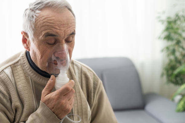 istock Copd, Medical Fibrosis Or Asthma Sick Patient. 1472255092