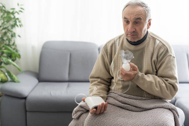 istock Copd, Medical Fibrosis Or Asthma Sick Patient. 1472255138