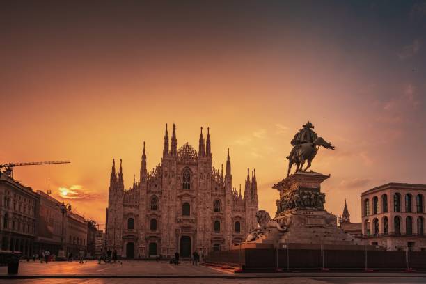 istock Sunrise at Milan Cathedral 1472260873