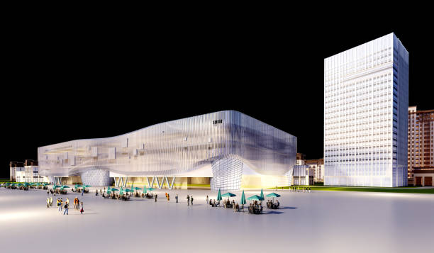 istock 3d renders of modern buildings exterior view 1472282527