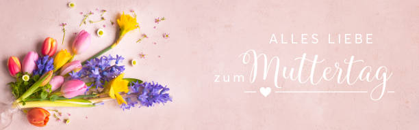 istock Colorful spring bouquet for mothers day greetings 1472286872