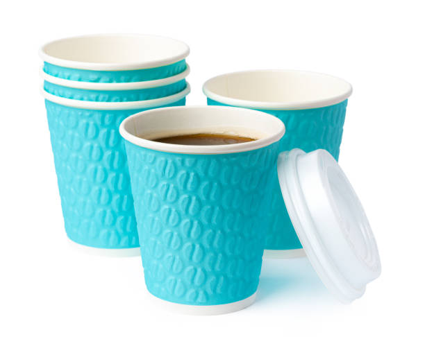 istock Paper coffee cups isolated on white background 1472288461