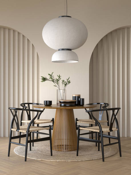 istock Modern style conceptual interior room 3d illustration 1472288718