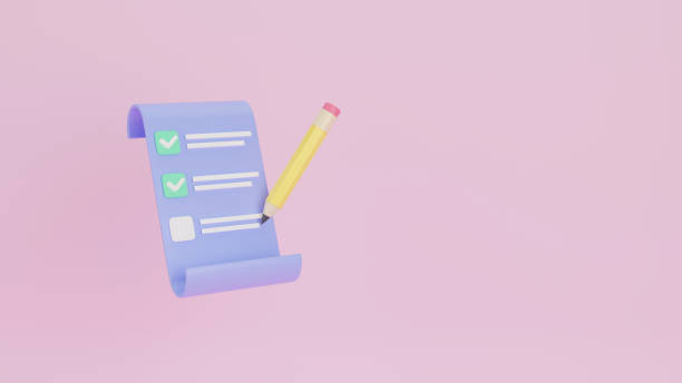 istock Clipboard and pencil on pink background. Notepad icon. Clipboard task management todo check list, work project plan concept, fast checklist, productivity checklist. 3d rendering 1472307718