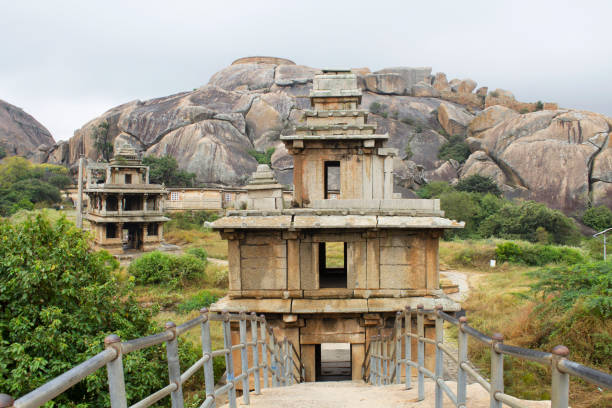Chitradurga Fort is a fortification that straddles several hills and a peak overlooking a flat valley in the Chitradurga District, Karnataka, India