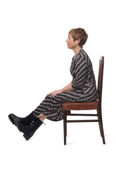 istock view of a woman standing on white background 1472313764