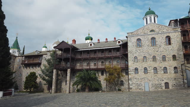 Saint Panteleimon Russian Monastery in Athos, Chalkidiki, Greece