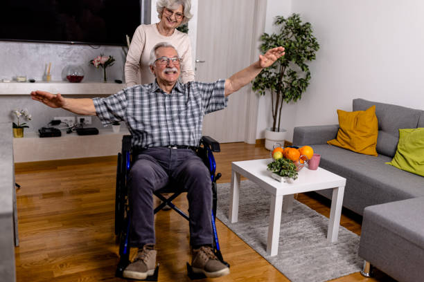 istock Together We Can Do Anything. Senior Couple Overcomes Challenges as a Team 1472330159