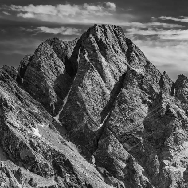 istock Mount Moran Layers in Black and White 1472330653