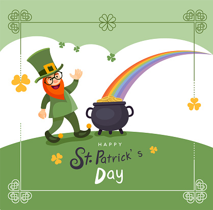 St. Patrick's Day Special Party Invitation Template. Banner or Invitation.