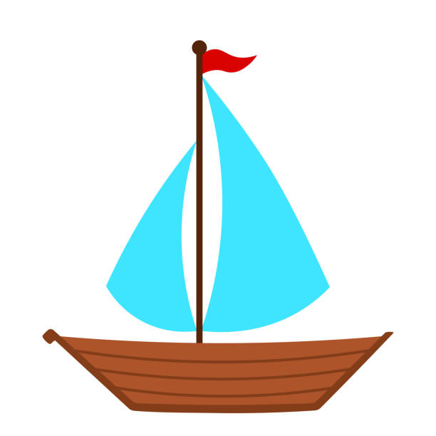 istock Sailboat icon sea transportation cartoon vector illustration 1472338287