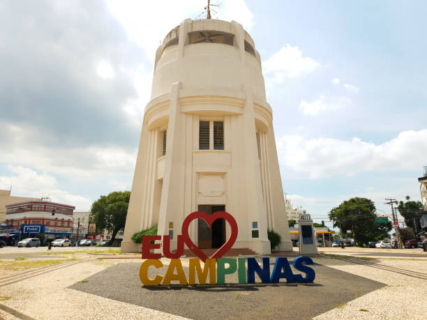 Castle in Campinas city. stock photo