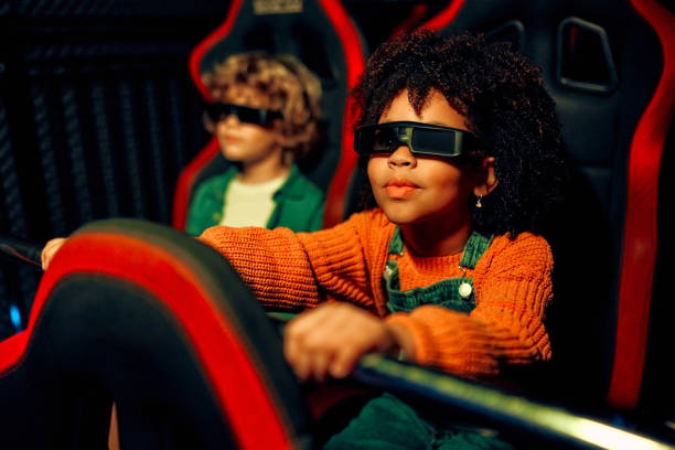 istock Kids having fun on a carnival Carousel 1472340534