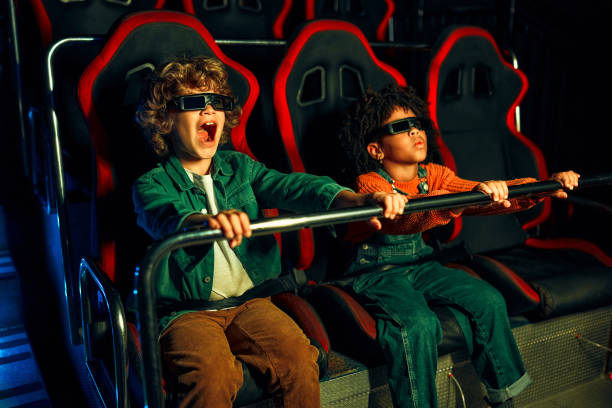 istock Kids having fun on a carnival Carousel 1472341659