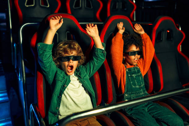istock Kids having fun on a carnival Carousel 1472341661