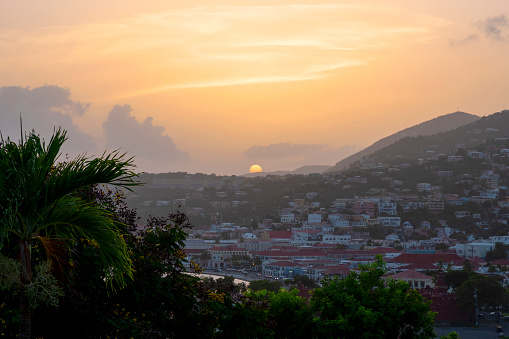 Saint Thomas is one of the Virgin Islands in the Caribbean Sea, one of the three largest of the United States Virgin Islands, an unincorporated territory of the United States. Along with surrounding minor island, it is one of three county-equivalents in the USVI
