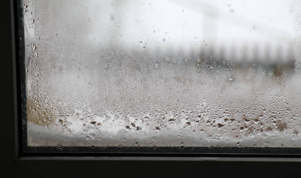 istock Fogging of a metal plastic window 1472353727