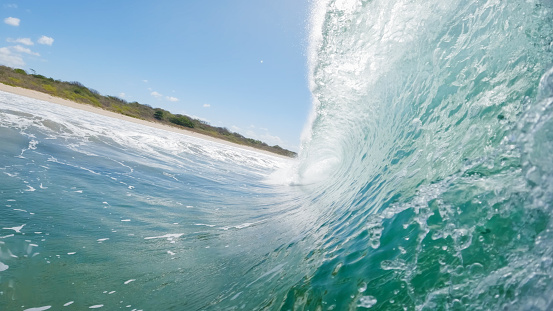 Beautiful Breaking Wave in Costa Rica