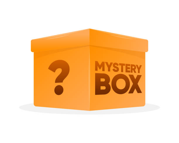istock Mystery Box. Present secret surprise. Mystery box gift and question icon. Isometric design. Vector illustration. 1472358595