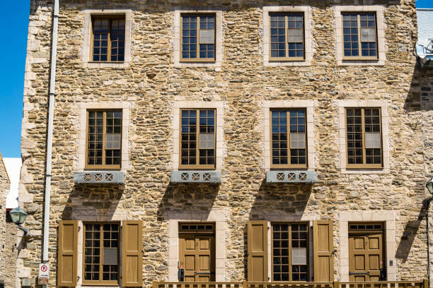 Typical buildings in the old district in Quebec City, Canada