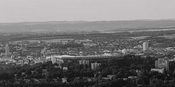 Kaiserslautern city panorama shot