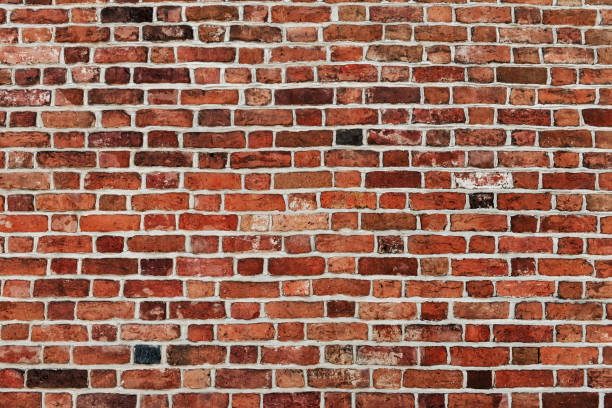 istock Wall made of red bricks as background 1472378227