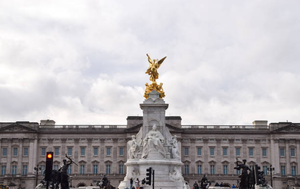 London, UK - January 6 2023: Buckingham Palace exterior daytime view.