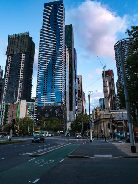 istock Urban street in the evening 1472384614