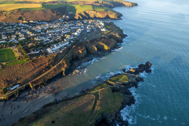 istock Port Isaac, North Cornwall - Drone Aerial Photo 1472384715