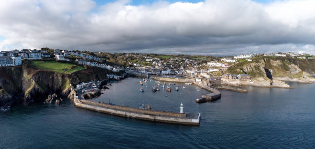 istock Mevagissey Harbour, Cornwall, Panoramic Drone Photo 1472385036