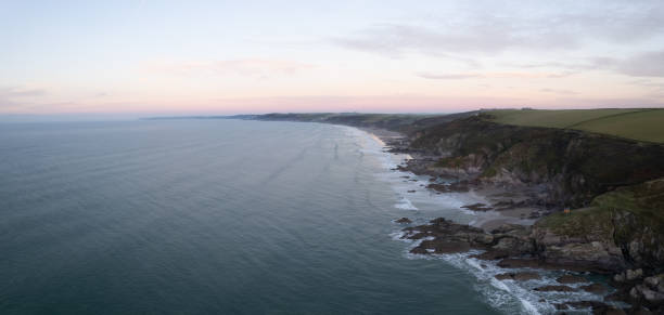istock Sharrow Beach, Whitsand Bay, Cornwall - Drone Aerial Panoramic Photo 1472385147