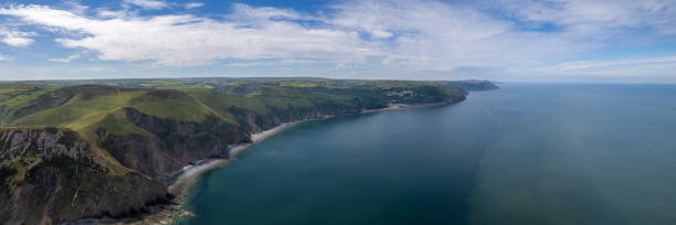 istock Lynmouth Bay, North Devon - Drone Aerial Panoramic Photo 1472385514
