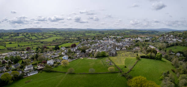 istock Moretonhampstead, Devon - Drone Aerial Panoramic Photo 1472386217
