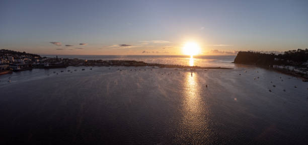 istock Teignmouth and Shaldon, Devon - Drone Aerial Panoramic Photo 1472386753