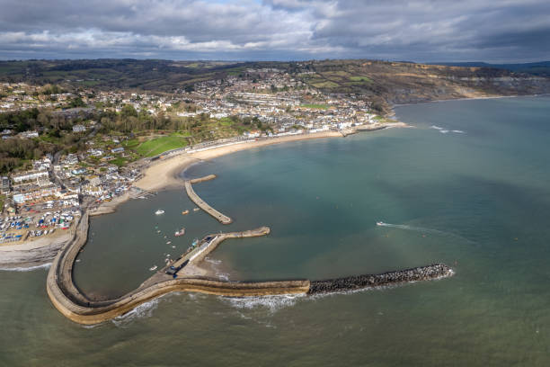 istock Lyme Regis, Dorset Drone Aerial Photo 1472386931