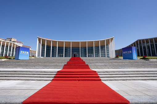 Mazu is the goddess of the sea in China, and has believers everywhere in the world. Mazu Forum is a public welfare permanent building, which is held here every year. The building is located on Meizhou Island, Putian City, Fujian Province, China.