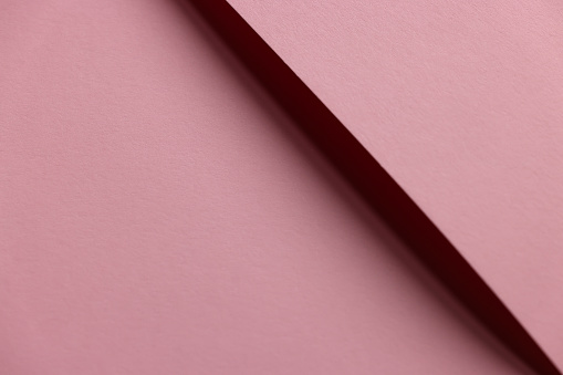 Pink paper background with copy space