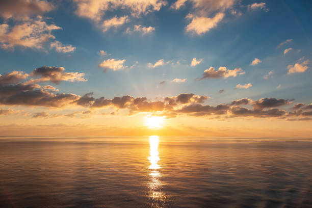 istock Dramatic Colorful Sunrise Sky over Mediterranean Sea. 1472409431