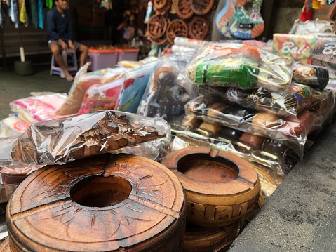 bali souvenir sell at ubud art market bali