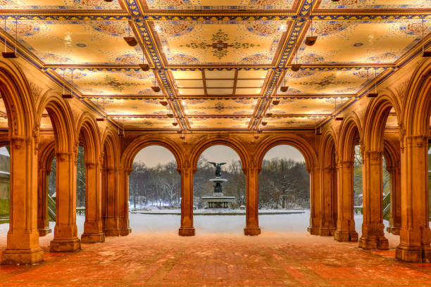 istock Bethesda Terrace at Night, Central Park 1472421065