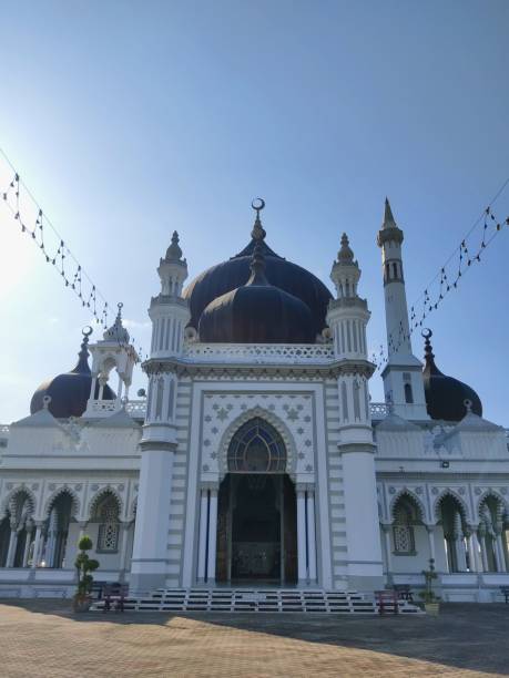 istock Beautiful and great architecture of a mosque 1472421940