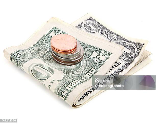 Pieniądze W Moich Myślach - zdjęcia stockowe i więcej obrazów 1 cent amerykański - 1 cent amerykański, Biznes, Dwadzieścia pięć centów