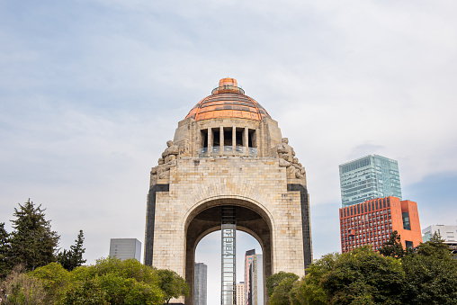 The Monument to the Revolution emphasizes all the people who fought during the Mexican Revolution in 1910. It is an emblem of the entire country and is open with an elevator in its center.