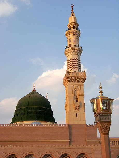 istock Green dome of Nabawi Mosque. 147242908