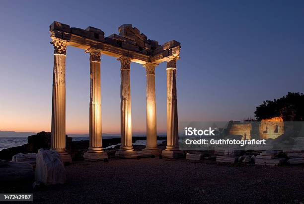 Veranstaltungsraum Apollon Temple In Der Stockfoto und mehr Bilder von Apollon - Apollon, Architektonische Säule, Fotografie